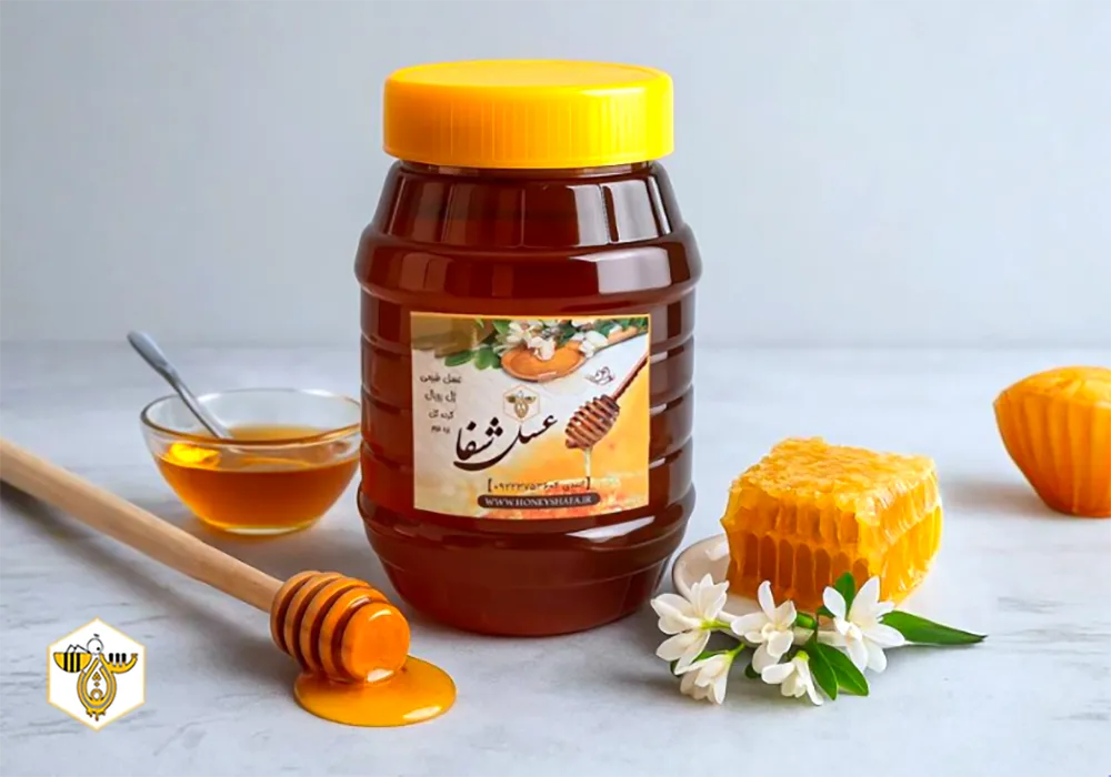 عسل طبیعی ممتاز چند گیاه کوهی (یک کیلویی)