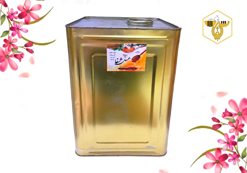 عسل طبیعی ممتاز چند گیاه کوهی 22 کیلویی عمده (کم تغذیه)