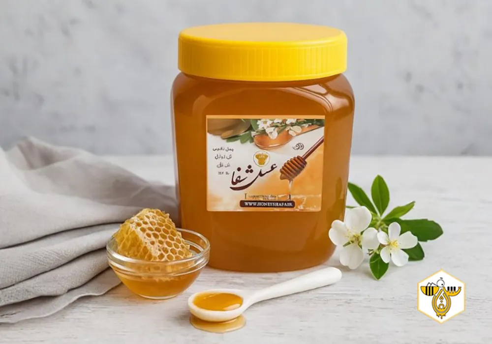 ژل رویال و عسل 100درصد طبیعی(20 گرم در یک کیلو)